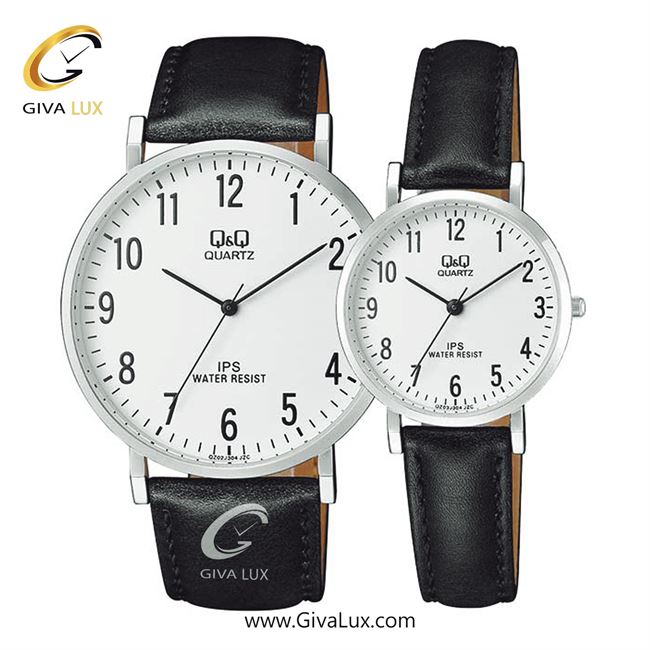 ساعت مچی اورجینال ست کیو اند کیو Q&Q نقره ای | مشکی| سفید| کد رفرنس مردانه: QZ02J304Y، زنانه: QZ03J304Y